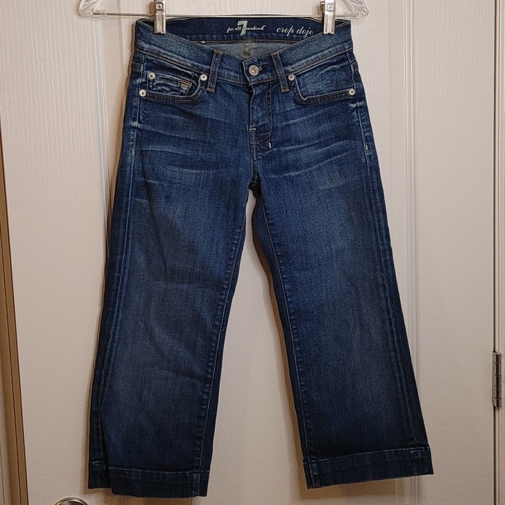 7 for all Mankind Cropped Jeans Size 24